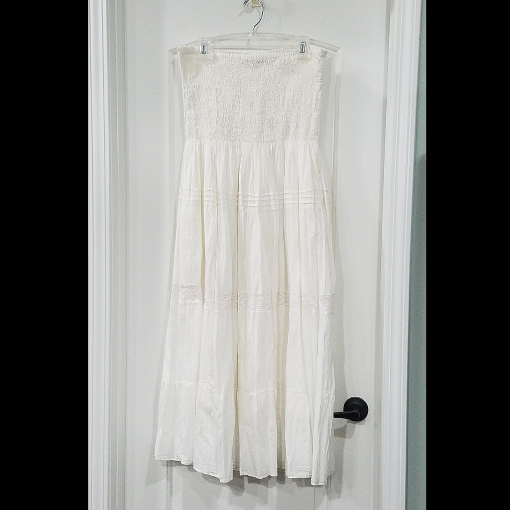 Speed Control White Cotton Sundress XL 1X